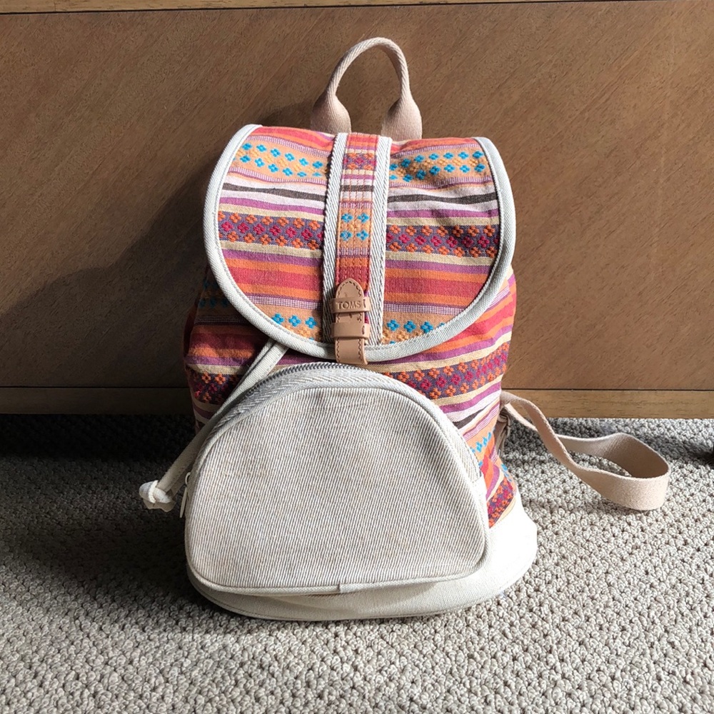 Tom’s backpack